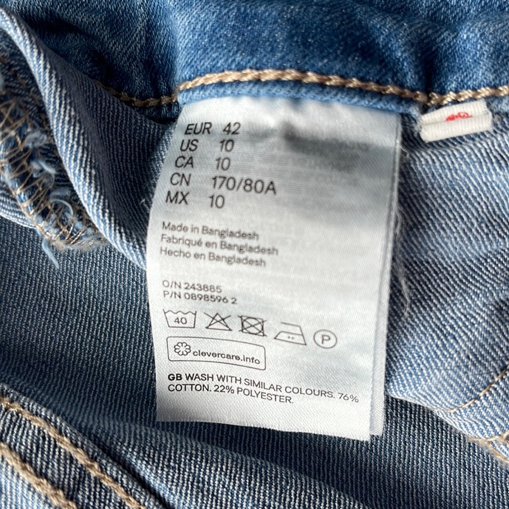 High waist skinny jeans